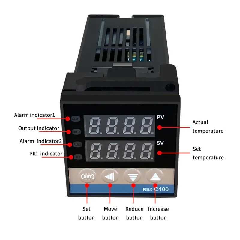 Controler TEMPERATURA termostat digital 220V 300 400 grade releu 40A