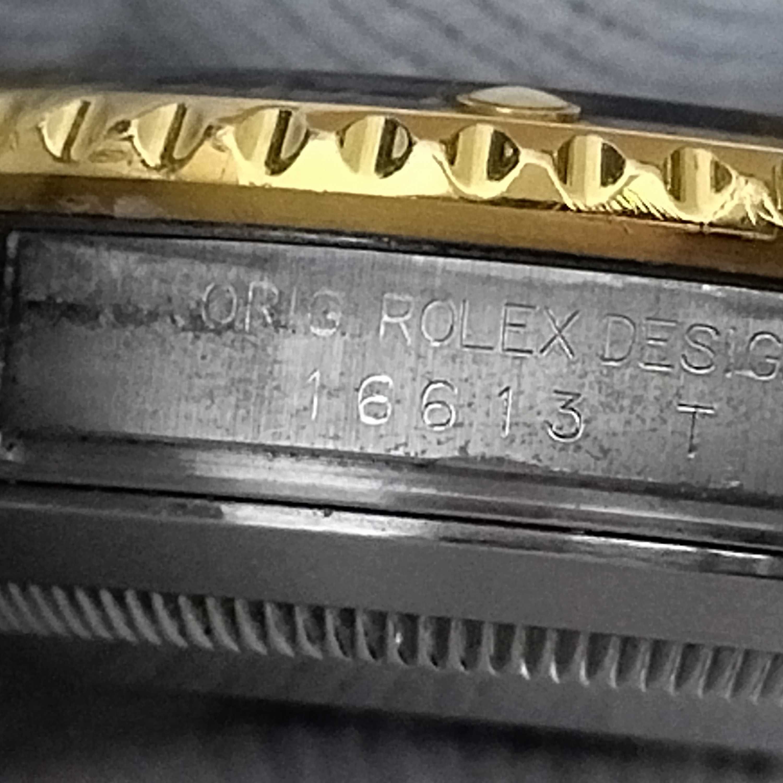 Rolex Oyster Submariner Date 16613 Blue, Gold&Steel