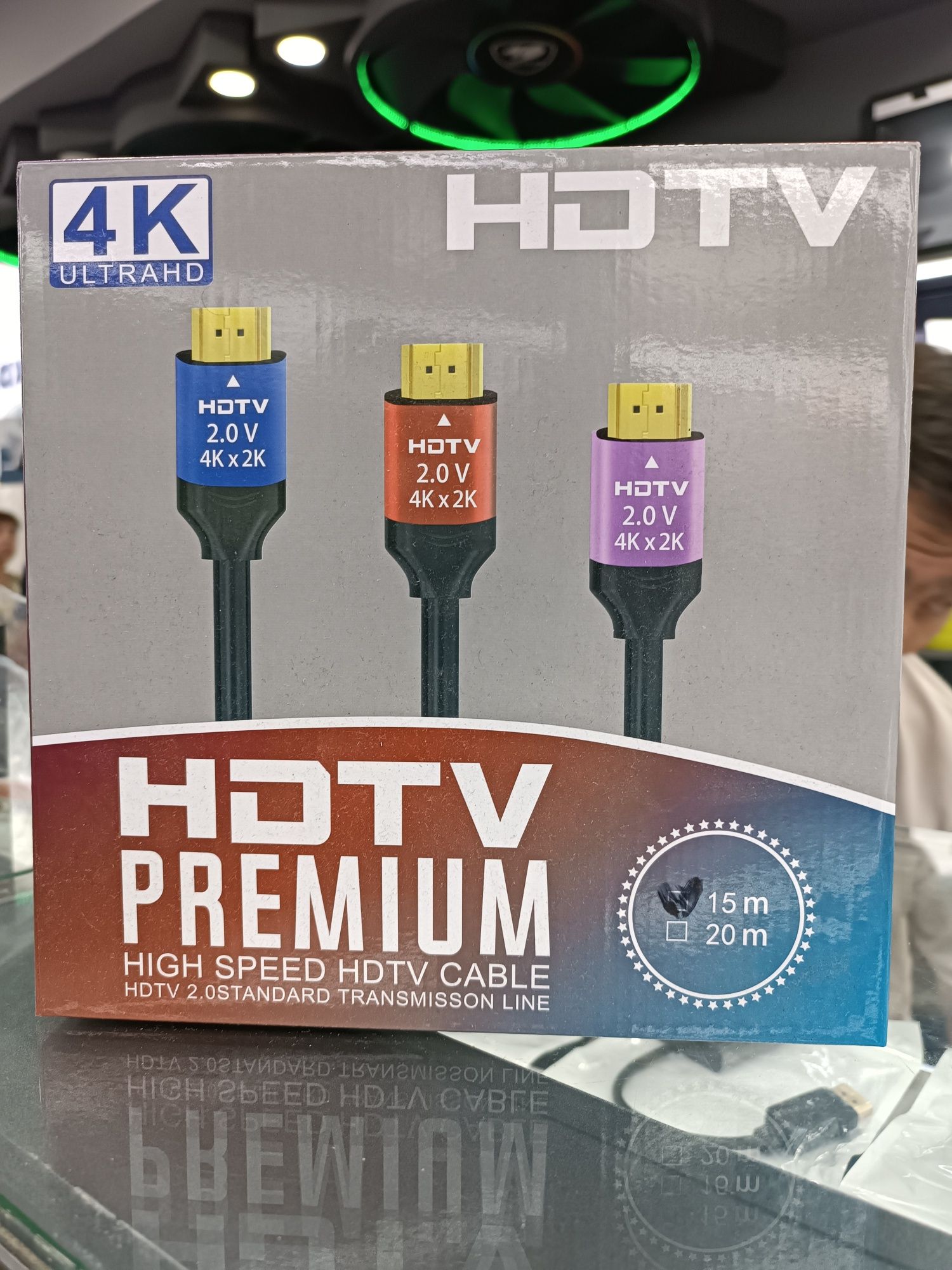 Скидка! Доставка! Hdmi кабель 15 м /4 k premium