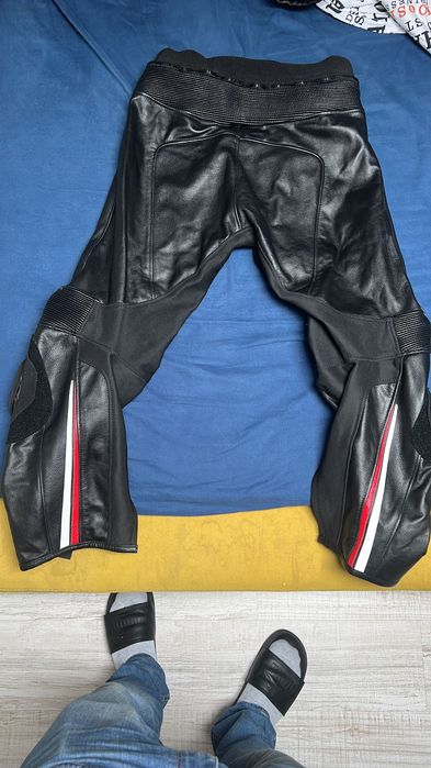 Pantaloni Moto piele Full protecții