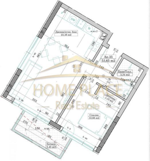 Продава се Двустаен апартамент в Варна, Виница - 59 кв.м за 1589 €/кв.м - Снимка #4