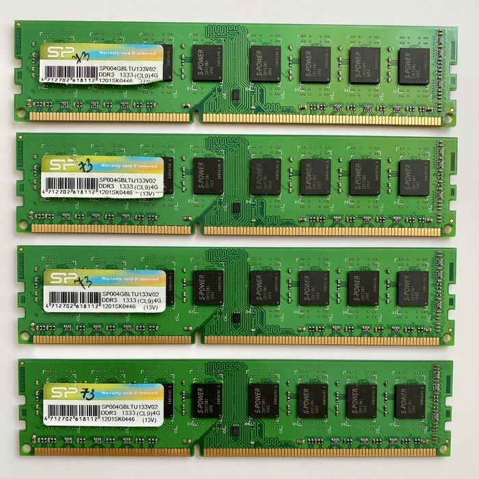 Оперативная память Silicon Power DDR3 4 ГБ 1333 МГц