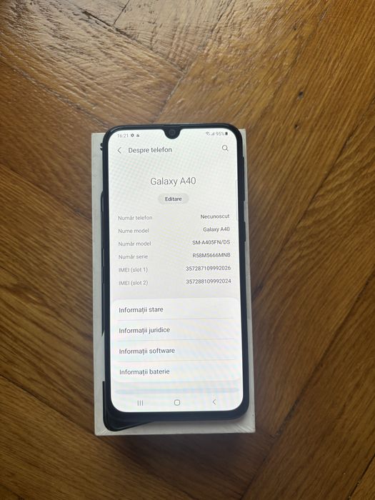 Samsung Galaxy A40 de 64 Gb Dual Black