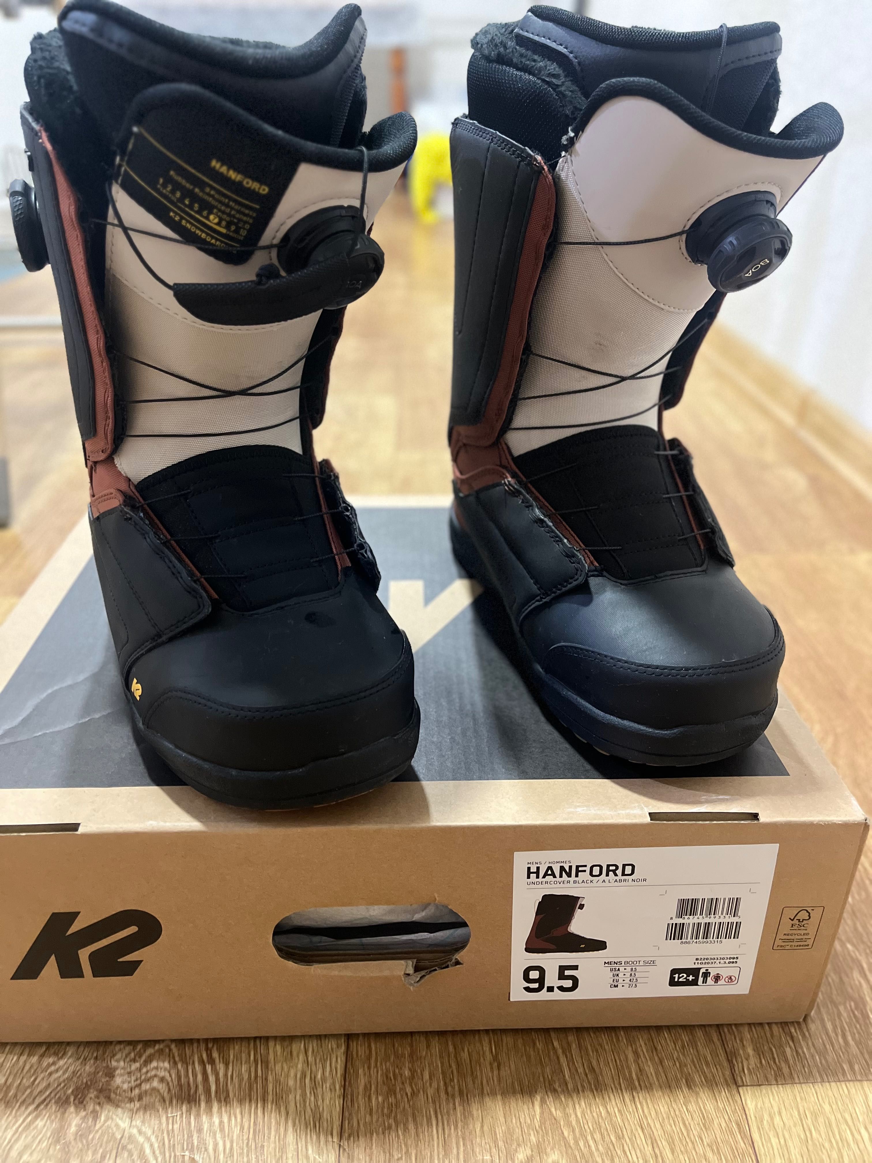 Ботинки  для сноуборда K2 9,5 USA 27,5 см