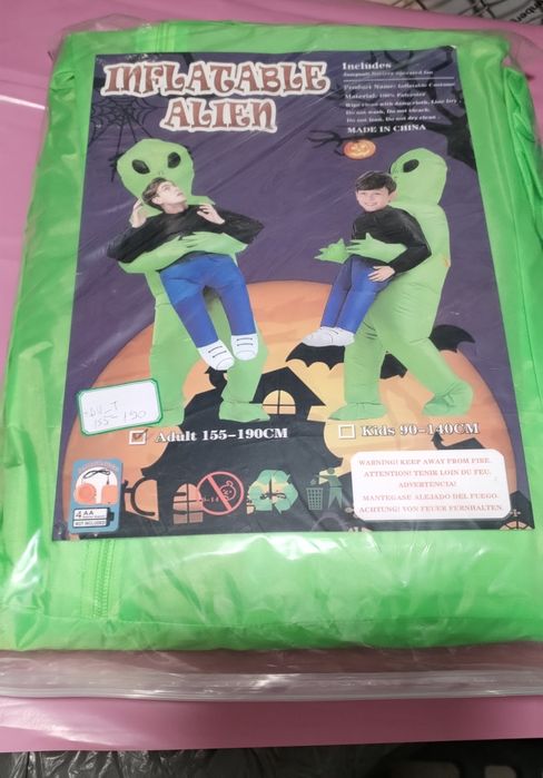 Costum extraterestru adult nou sigilat