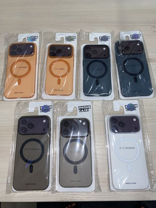 Iphone 17 pro va 17 pro Max ga chehol va steklo orginal