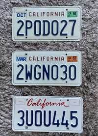 Placuta/nr inmatriculare masina Sua California xlicense