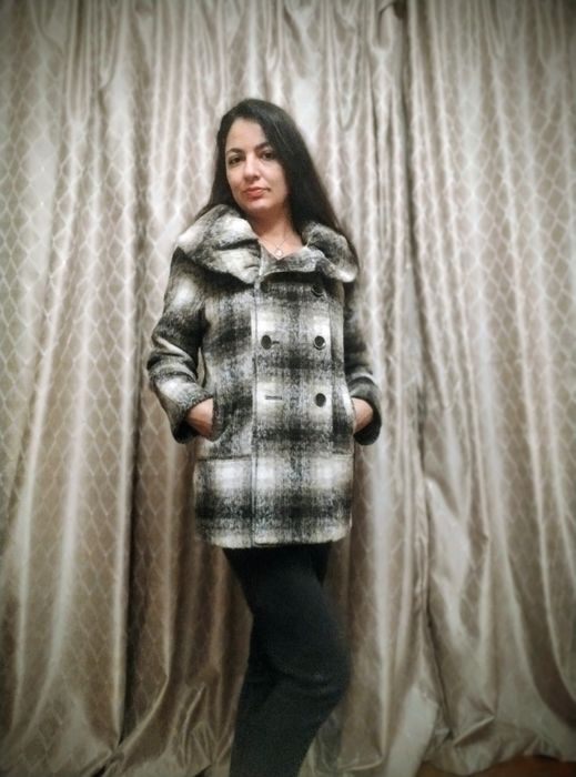 Полупальто шерсть от ZARA