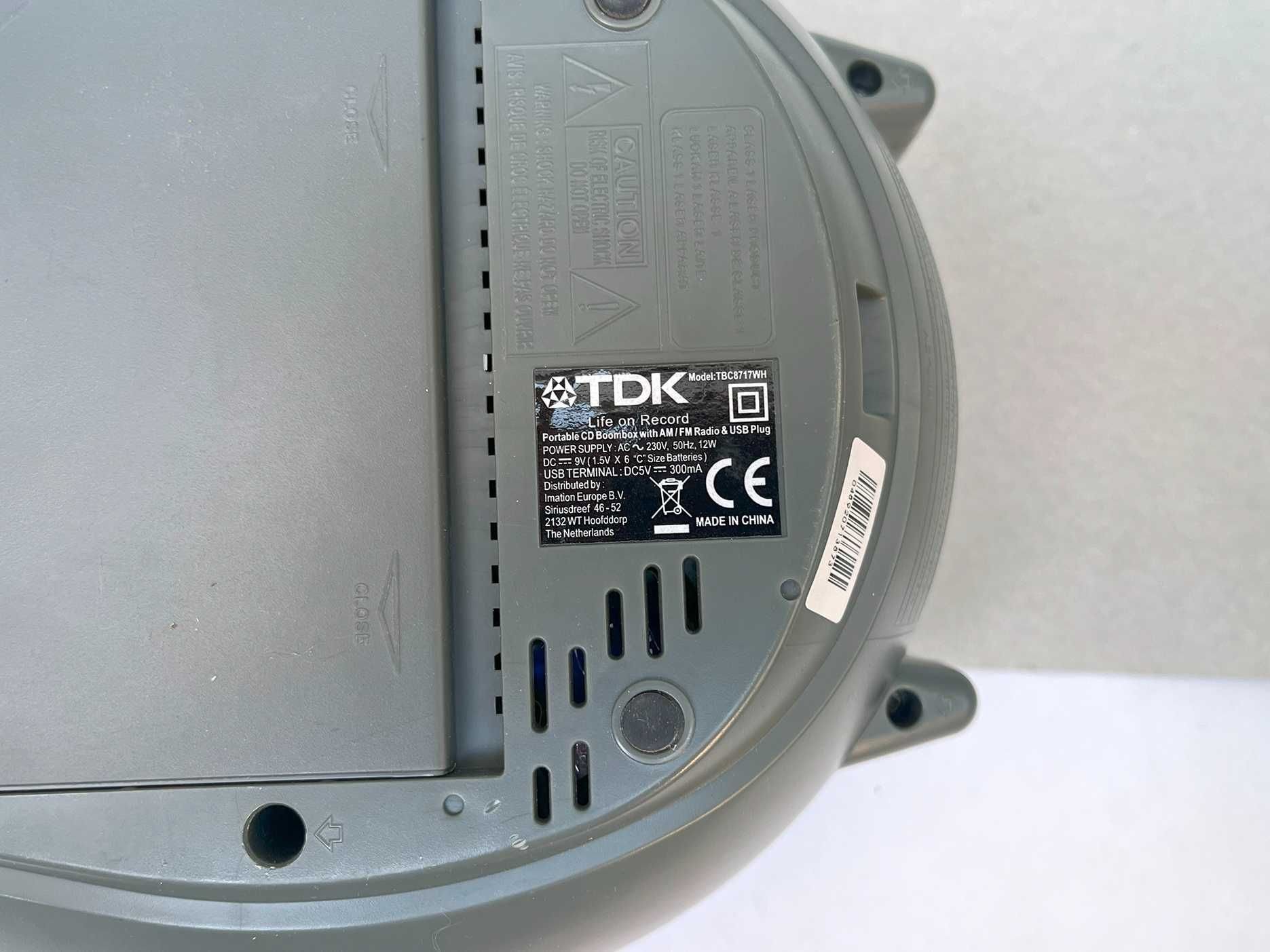 TDK - CD/MP3/USB плеър TDK Life on Record CD/MP3/USB Boombox