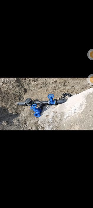 Стикавой пайка для политилиен . авария услуги. Мембрана тикиш