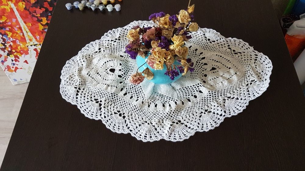 Салфетка крючком 8000