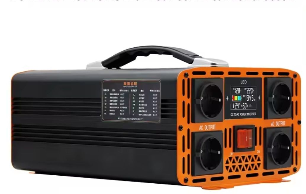 Invertor 12V /220V max 4000W sinus pur 4 prize