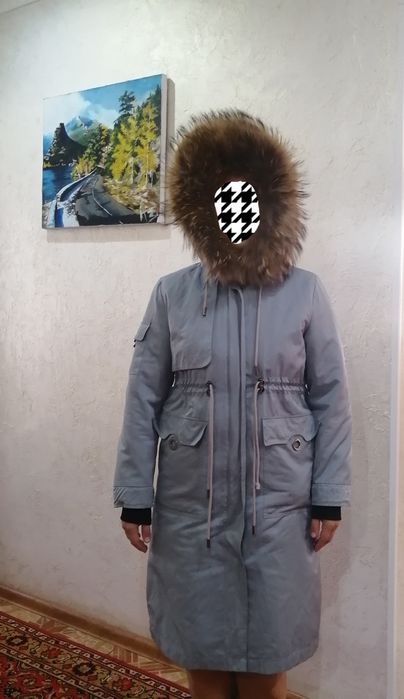 Зимняя парка, в хорошем состоянии