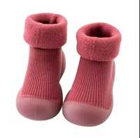 Пантофи чорап с гумена подметка