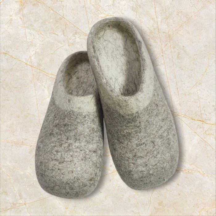 Тапочки из 100 процентов шерсти ручной работы