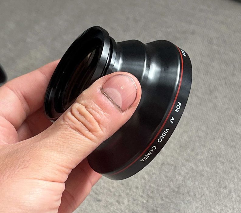 Obiectiv wide converter pentru camere video AF - Made in Japan