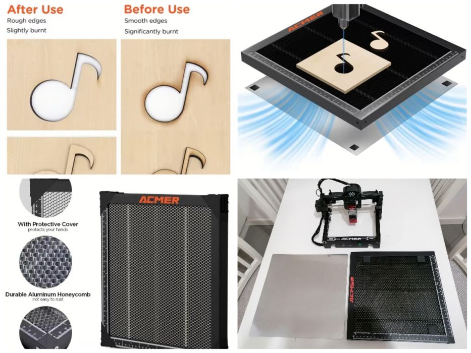 Aparat de gravat / tăiat cu laser - înaltă precizie + placa protectie