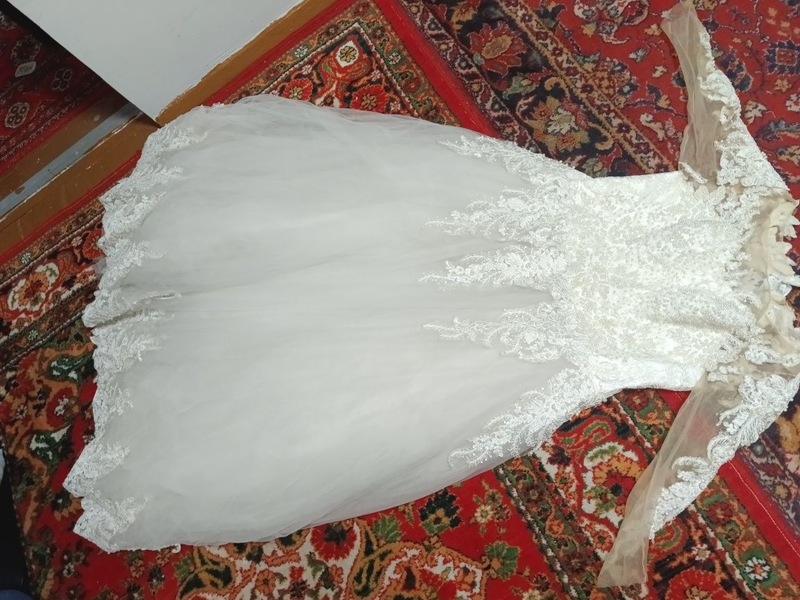 Свадебная платье большого размера 54 56 58