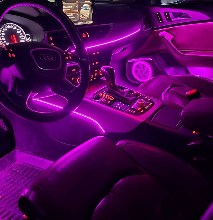 Kit Lumini Ambientale Interior Auto Symphony 18 in 1 Aplicatie Bluetoo
