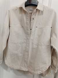 Женская Рубашка куртка Zara, oversize размер S,M