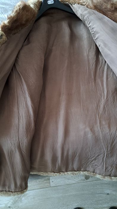 Blană naturală/ Teddy Coat de blană naturală