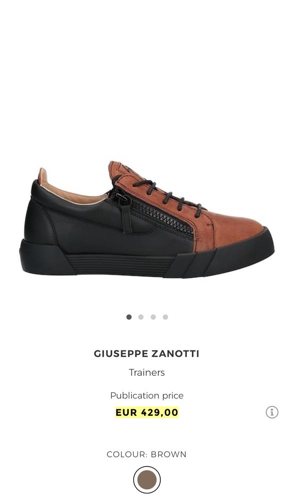 Giuseppe Zanotti мъжки обувки