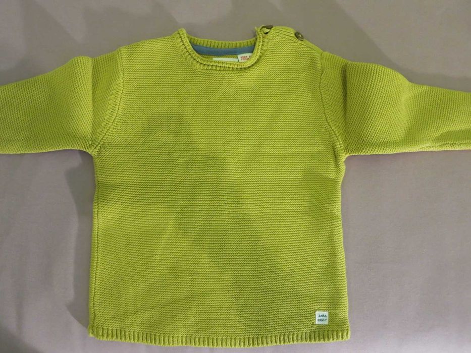 Тениски, яке Benetton, пуловер и панталони за 18-24 м, ръст 92 см