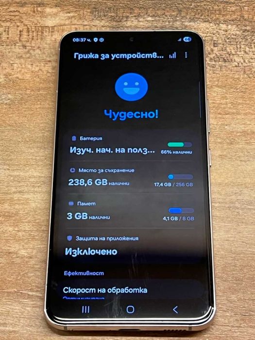 Samsung S22 256GB / 8GB / Бял / Dual sim / не е заключен