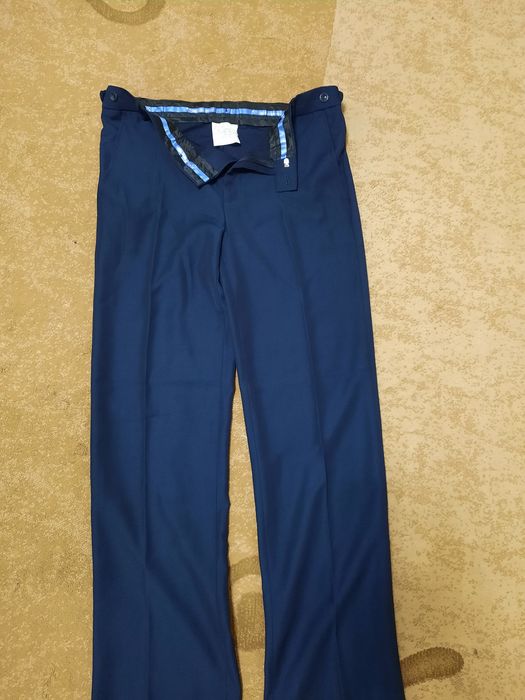 Брюки школьные, синие