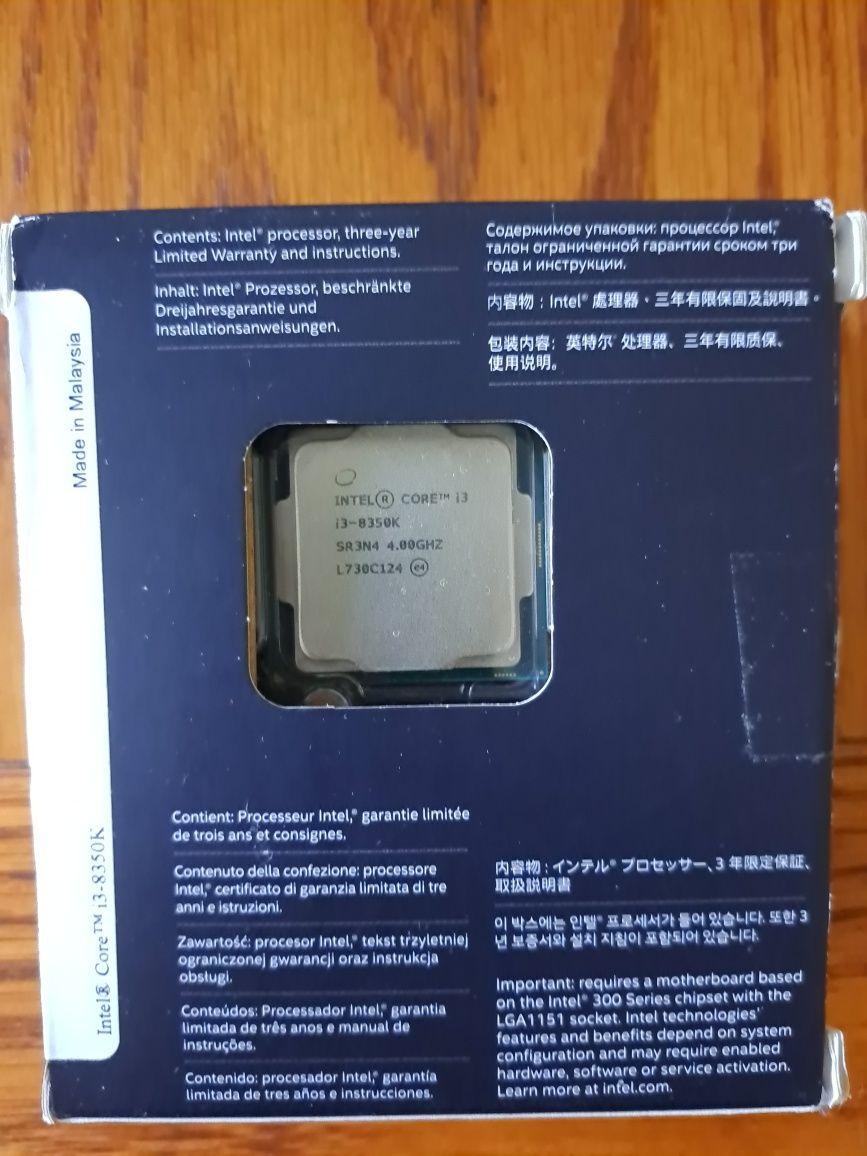 Процесор Intel Core i3-8350k LGA 1511