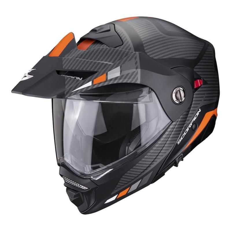 Отваряема мото каска SCORPION ADX-2 CAMINO Orange,XL 61-62, очила