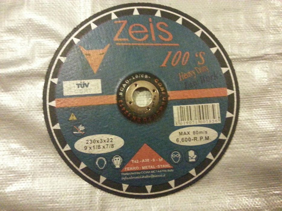 Disc flex taiat metal ⊙ 230 - ZEIS - ITALIA - 6 LEI /bucata