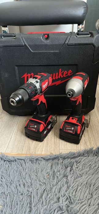 Set filetante Milwaukee 18v / fabricație 2024 ,2bat 4ah/încărc/ valiză