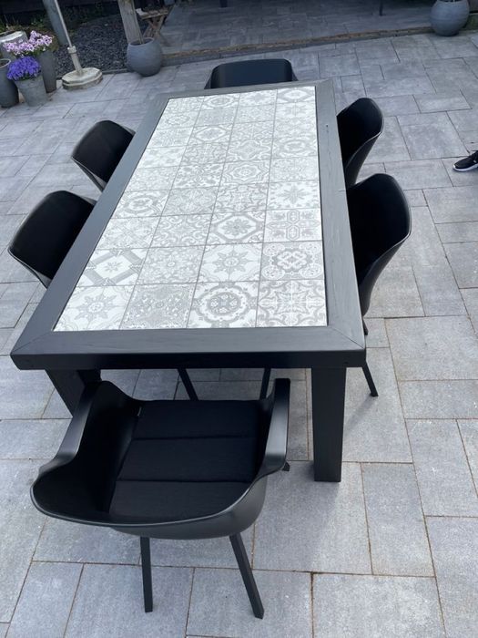 Mobilier terase interior/exterior din lemn masiv, metal, ceramica sau