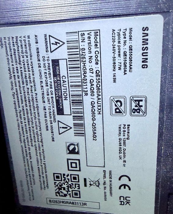 Smart TV 4k UltraHD Samsung + stand TV