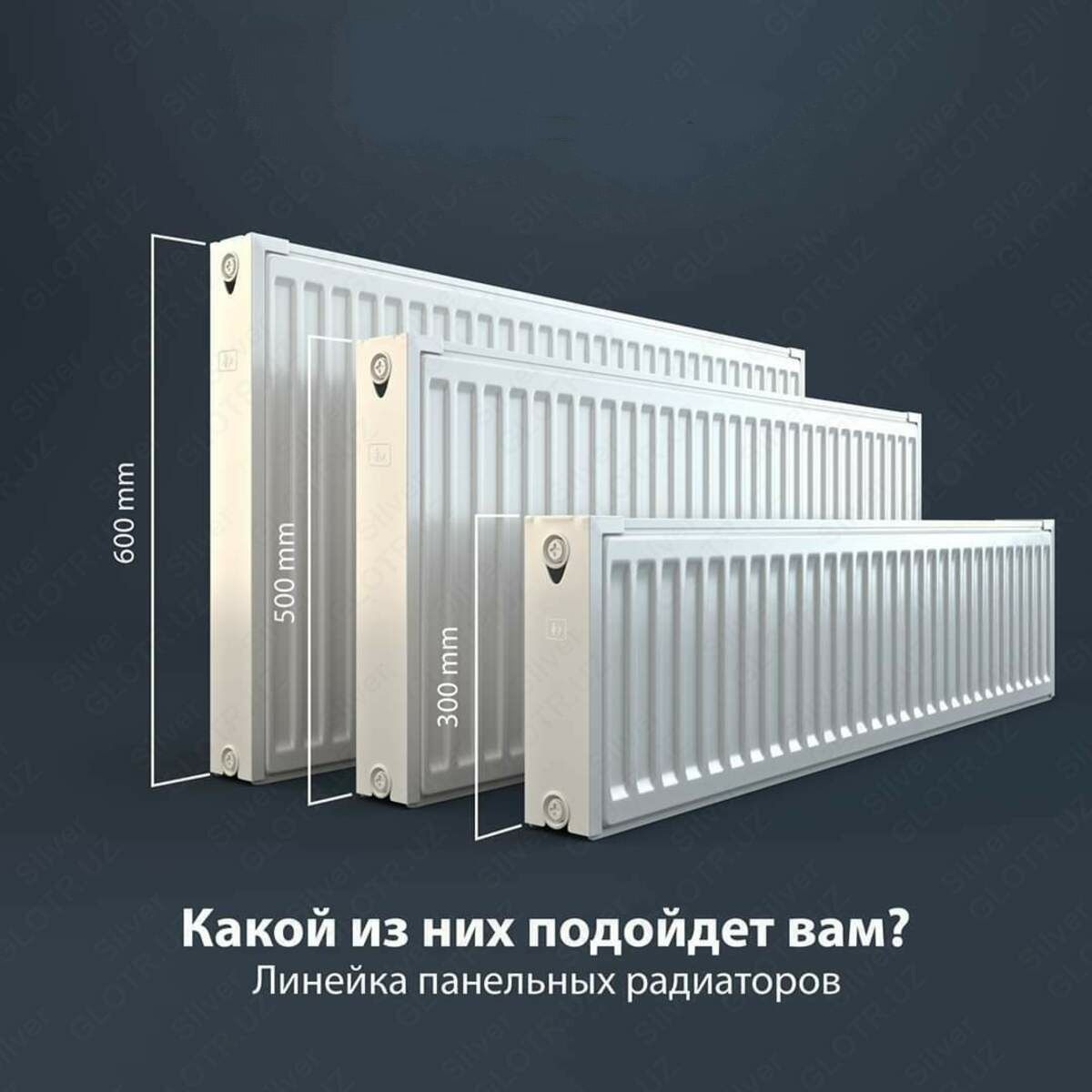 Панельный радиатор для отопления гарантия 10лет РОССИЯ & ТУРЦИЯ