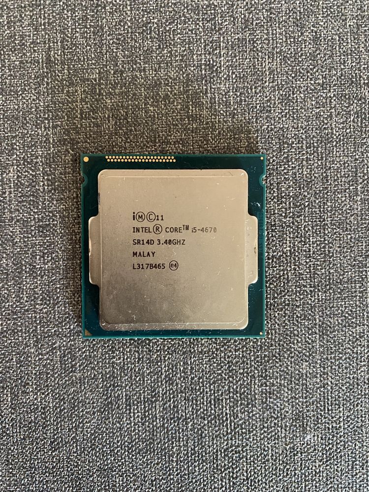 Процессор intel core i-5 4670. Частота 3,4ghz
