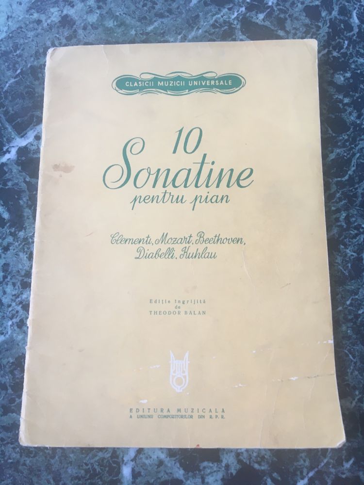 10 Sonatine pentru pian din 1965