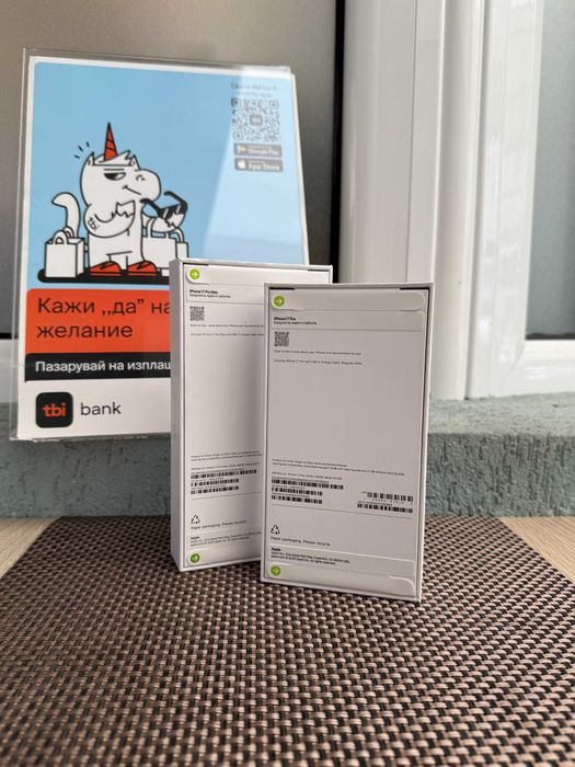 НОВ! ГАРАНЦИЯ! iPhone 17 Pro Лизинг от 96лв/м silver 256Gb сив бял USA