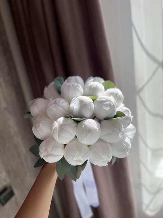 Букет невесты из искусственных цветов