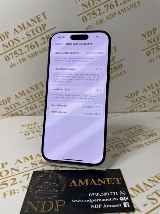 NDP Amanet Braila Iphone 15 Pro 128gb (43106)