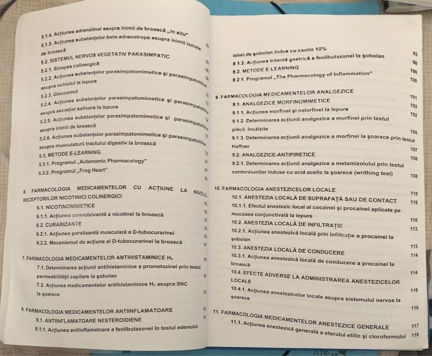 Xerox Bazele experimentale ale Farmacologiei UMF Cluj