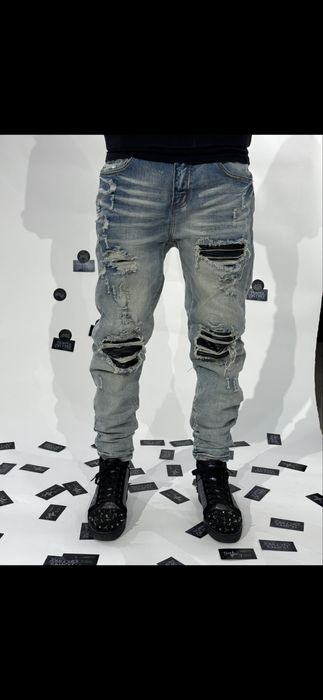 Blugi Slim Fit Albastrii Noi