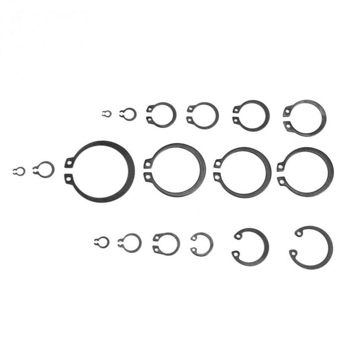 Комплект зегерки в кутия 300бр. осигурителна шайба шайби инструменти