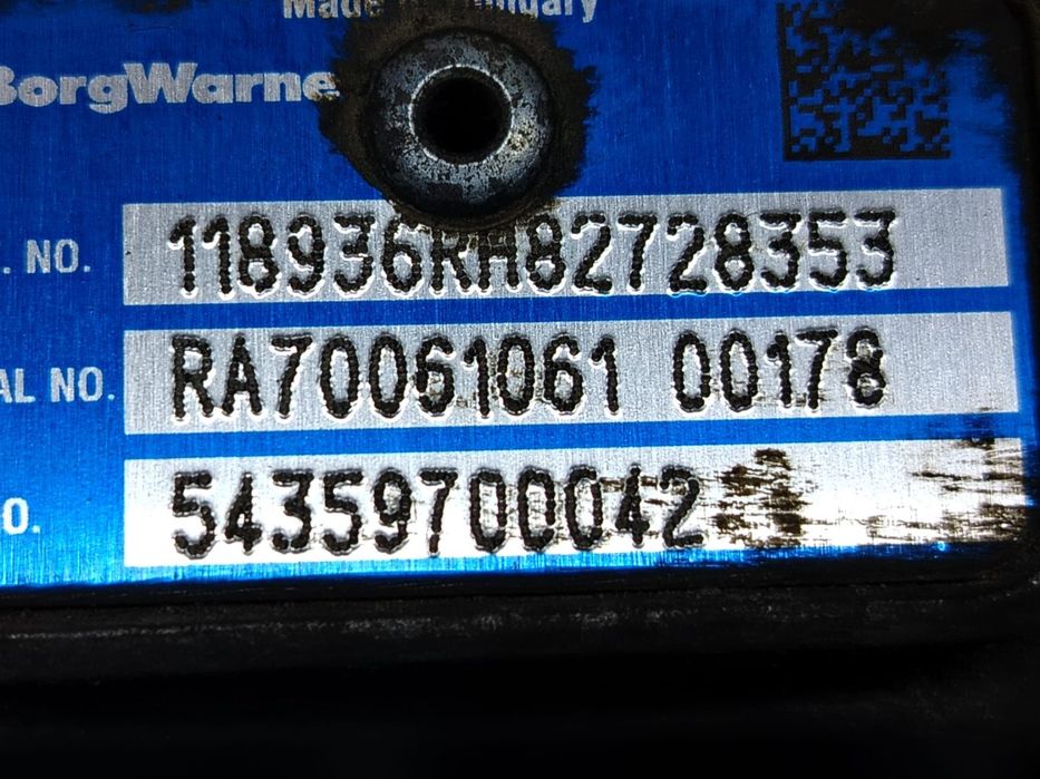 Turbo turbina 1.5 dci k9k 118936r h82728353 Dacia Logan 2 [2013 - 201