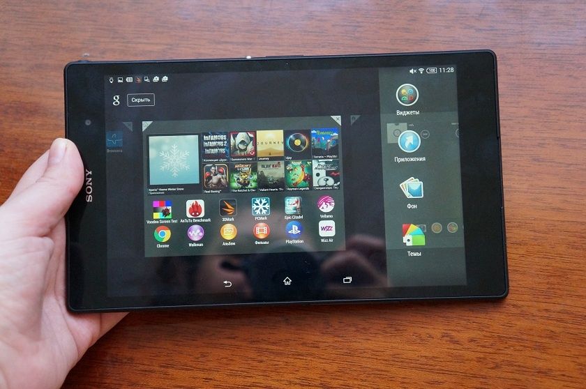 Планшет с пыле- и влагозащитой 8" Sony Xperia Z3 Tablet Compact SGP611