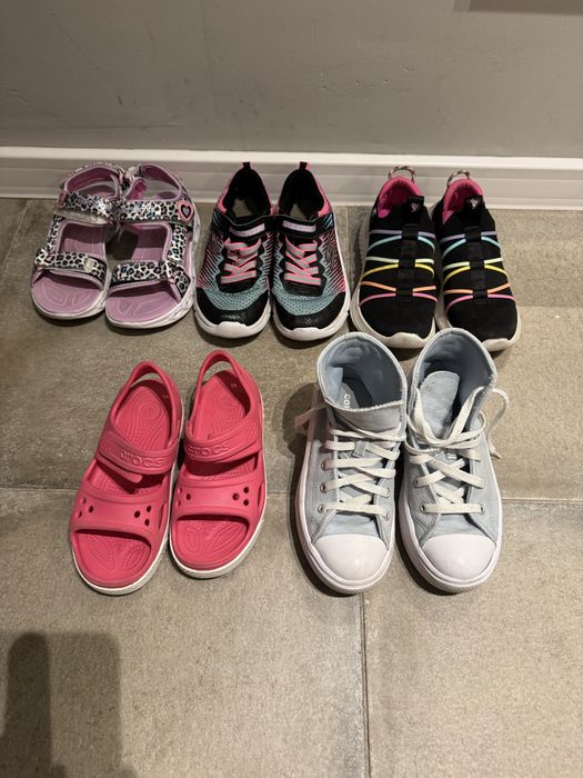 Обувки converse,skechers,crocs детски 33-34 р