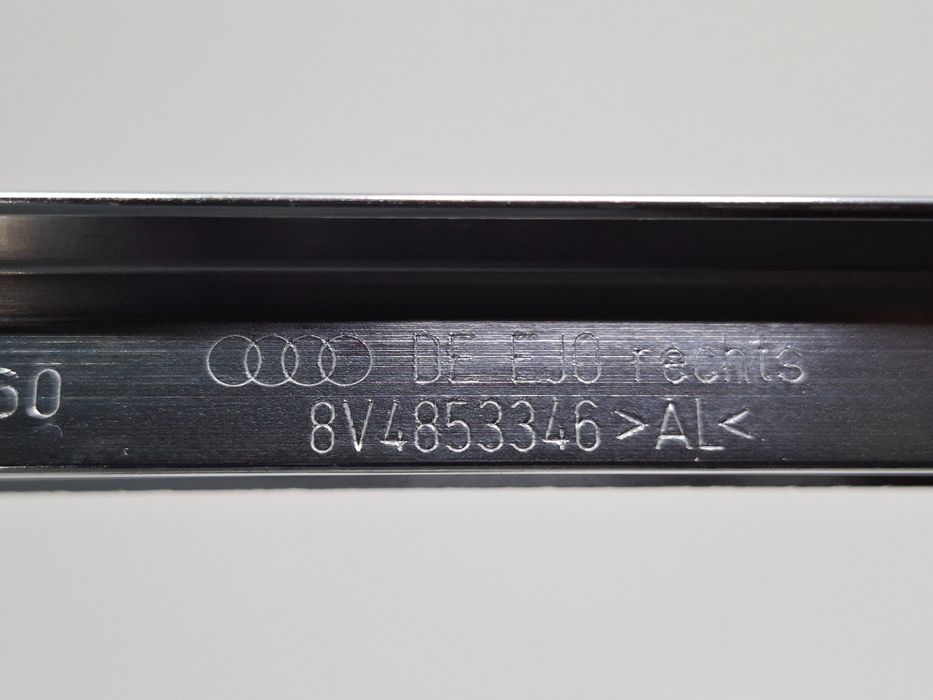 Ornament crom geam fix dreapta spate AUDI A3 Sportback 8VA, 8VF 2012 -