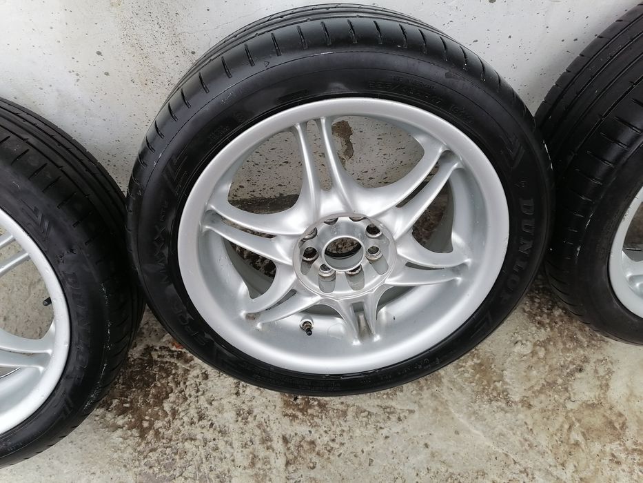 Джанти 4х114.3 17" с много добри гуми Дънлоп