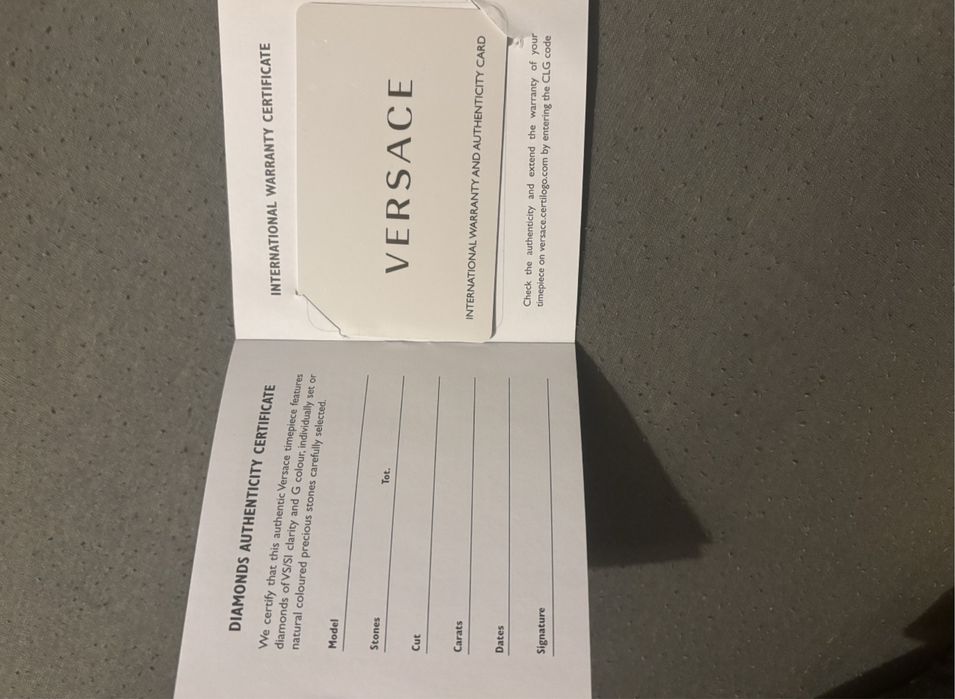 Vand ceas VERSACE (original )